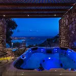 Elit Psarou Heated Pool Jacuzzi Вилла *