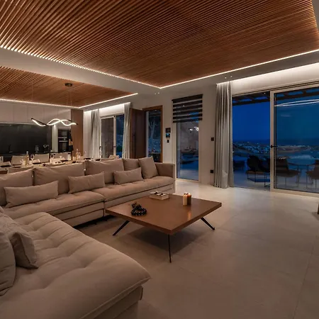 Vila Elit Psarou Heated Pool Jacuzzi Psarou (Mykonos)