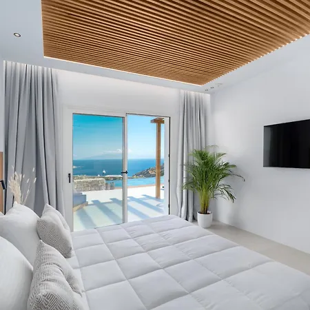Vila Elit Psarou Heated Pool Jacuzzi Psarou (Mykonos)
