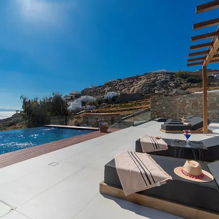 Vila Elit Psarou Heated Pool Jacuzzi
