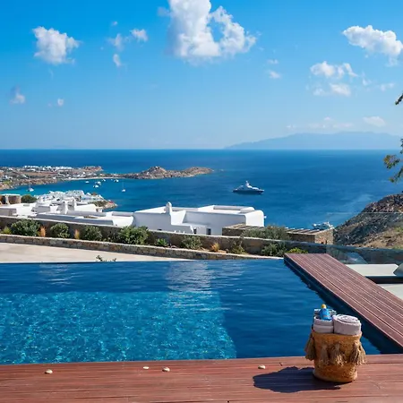 Elit Psarou Heated Pool Jacuzzi Vila
