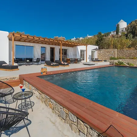 Vila Elit Psarou Heated Pool Jacuzzi Psarou (Mykonos)
