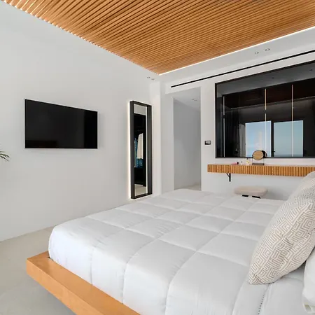 Vila Elit Psarou Heated Pool Jacuzzi Psarou (Mykonos)