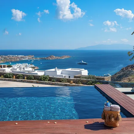 Elit Psarou Heated Pool Jacuzzi Villa